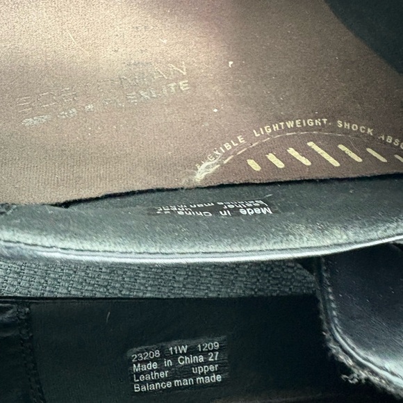 Bostonian Men's Black Leather Penny Loafers Size 11 Wide - Picture 4 of 8